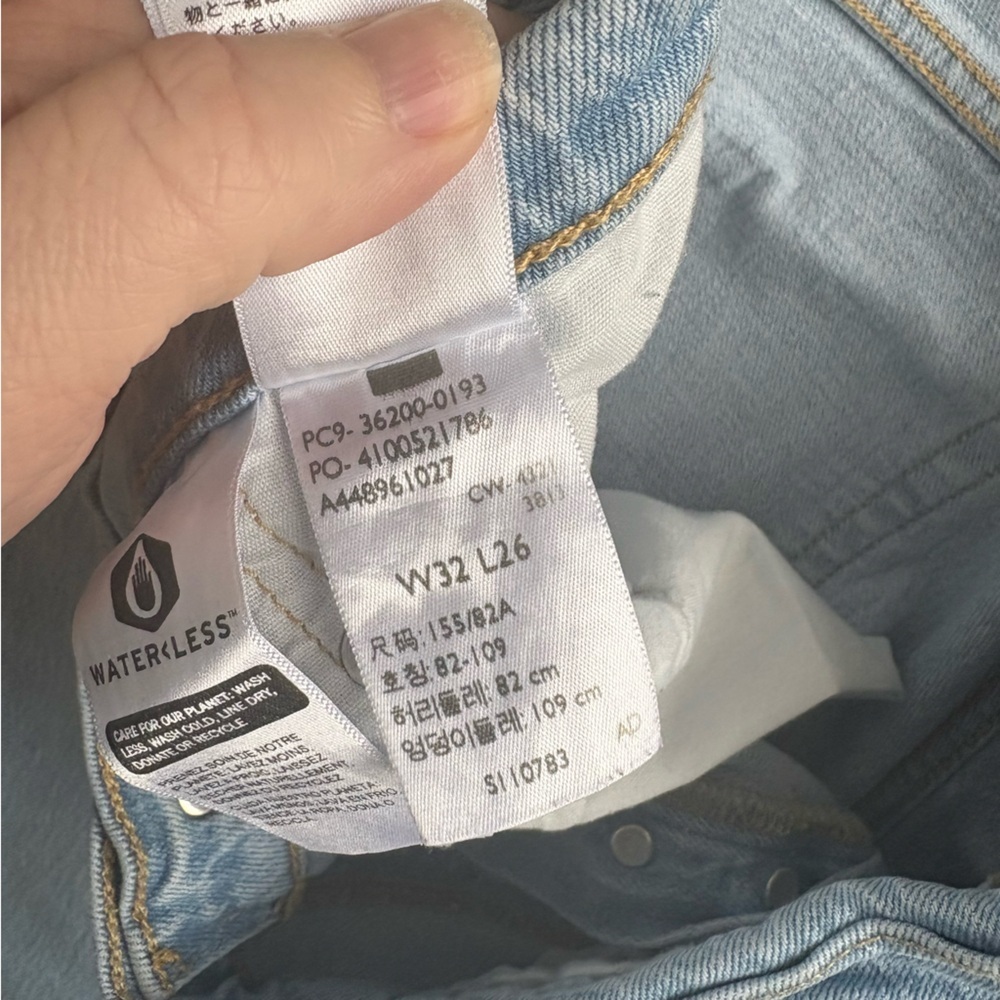 Levi's Women's 501 Crop Jeans Samba Blue - Size 32 - Picture 8 of 8